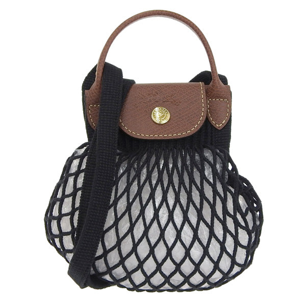ロンシャン LONGCHAMP LE PLIAGE ショルダーバッグ 2WAY バッグ キャンバス レザー バッグ ブラック レディース 10139-hvh-001 母の日 土日祝も毎日発送します
