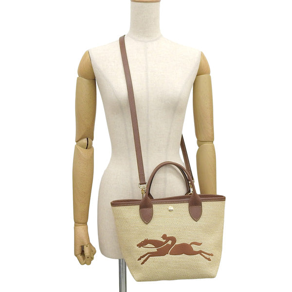 ロンシャン バッグ レディース トートバッグ ブラウン LE PANIER PLIAGE 10144-HZB-035 LONGCHAMP 母の日 土日祝も毎日発送します