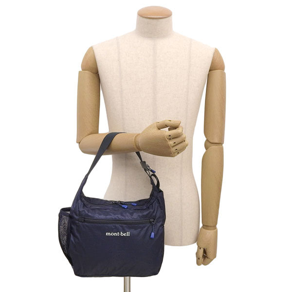 モンベル バッグ メンズ レディース ショルダーバッグ ナイロン ネイビー ポケッタブル ライトショルダー POCKETABLE LIGHT SHOULDER BAG S 1123969NV mont-bell