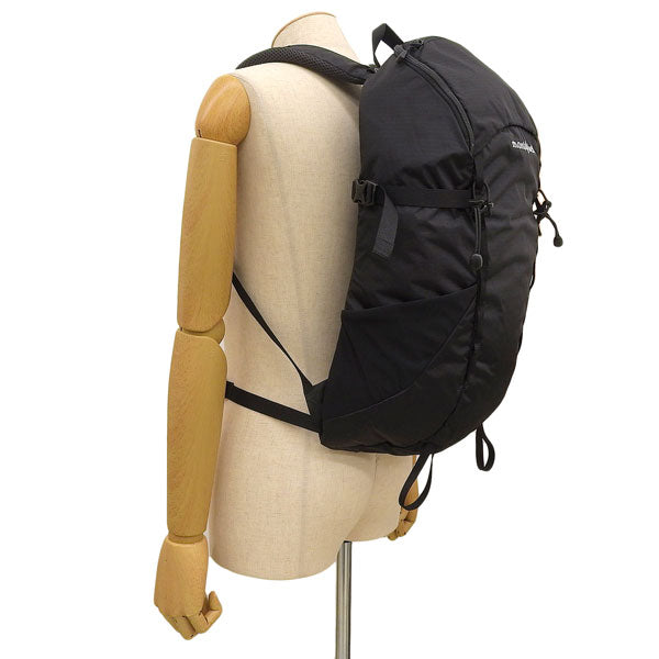 モンベル バッグ メンズ レディース リュックサック ナイロン ブラック ディナリ パック 20 Denali Pack 20 1133125BK mont-bell A4対応