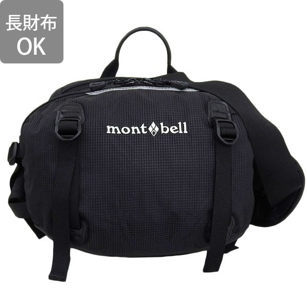 モンベル バッグ メンズ レディース ボディバッグ ウエストバッグ ナイロン ブラック トレールランバーパック Trail Lumbar Pack4 1133198BK mont-bell