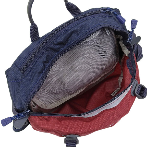 モンベル バッグ メンズ レディース ボディバッグ ウエストバッグ ナイロン ワインレッド トレールランバーパック Trail Lumbar Pack4 1133198GARN mont-bell