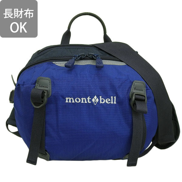モンベル バッグ メンズ レディース ボディバッグ ウエストバッグ ナイロン ブルー トレールランバーパック Trail Lumbar Pack4 1133198RBL mont-bell