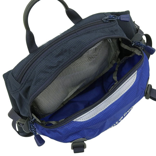 モンベル バッグ メンズ レディース ボディバッグ ウエストバッグ ナイロン ブルー トレールランバーパック Trail Lumbar Pack4 1133198RBL mont-bell