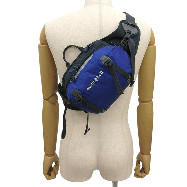 モンベル バッグ メンズ レディース ボディバッグ ウエストバッグ ナイロン ブルー トレールランバーパック Trail Lumbar Pack4 1133198RBL mont-bell