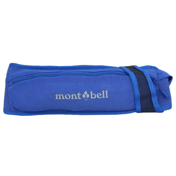 モンベル バッグ メンズ レディース ウエストポーチ ナイロン ブルー クロスランナーポーチ M 1133333LBL mont-bell
