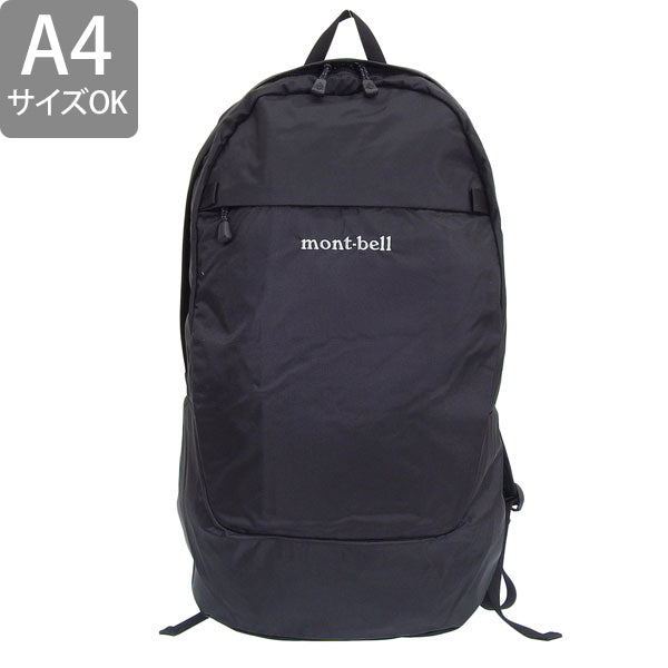 モンベル バッグ メンズ レディース リュック リュックサック バックパック ナイロン ブラック ポケッタブル デイパック 20 1133473BK mont-bell A4対応