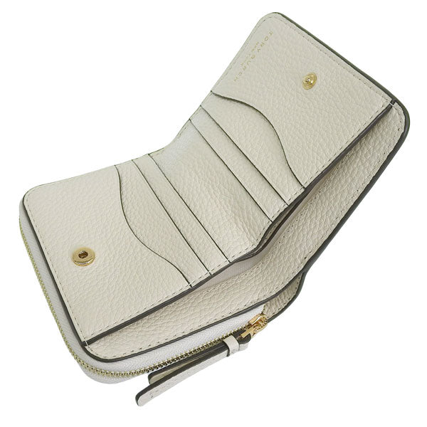 トリーバーチ 財布 レディース 二つ折り財布 アウトレット レザー ベージュ THEA BIFOLD WALLET 146463-104 TORY BURCH
