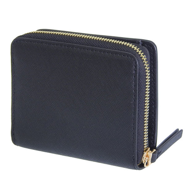 トリーバーチ 財布 レディース 二つ折り財布 アウトレット レザー ブラック エマーソン EMERSON MINI WALLET 147606-001 TORY BURCH