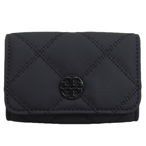 トリーバーチ 名刺入れ レディース カードケース アウトレット ブラック WILLA MATTE CARD CASE 150057-001 TORY BURCH