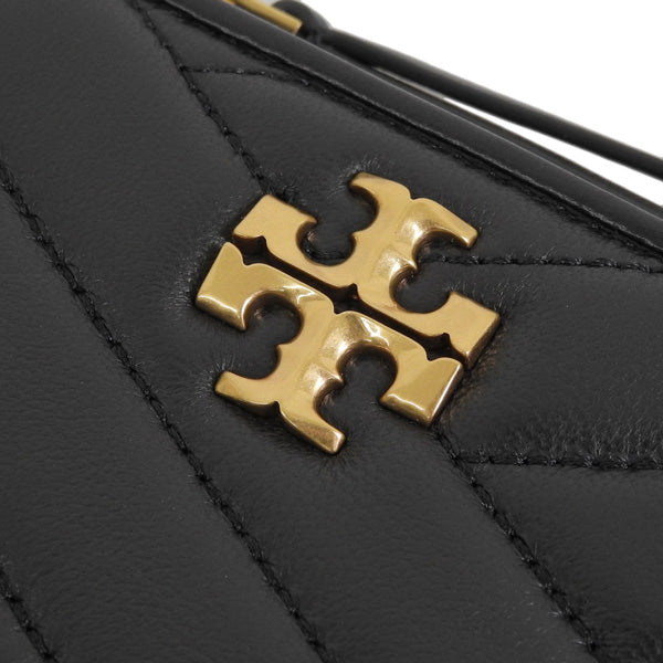 トリーバーチ 財布 レディース 二つ折り財布 OS レザー ブラック KIRA CHEVRON BI-FOLD WALLET 153121-001 TORY BURCH