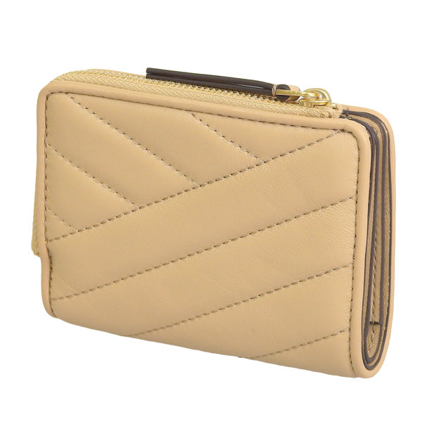 トリーバーチ 財布 レディース 二つ折り財布 OS レザー ベージュ KIRA CHEVRON BI-FOLD WALLET 153121-250 TORY BURCH 母の日 土日祝も毎日発送します