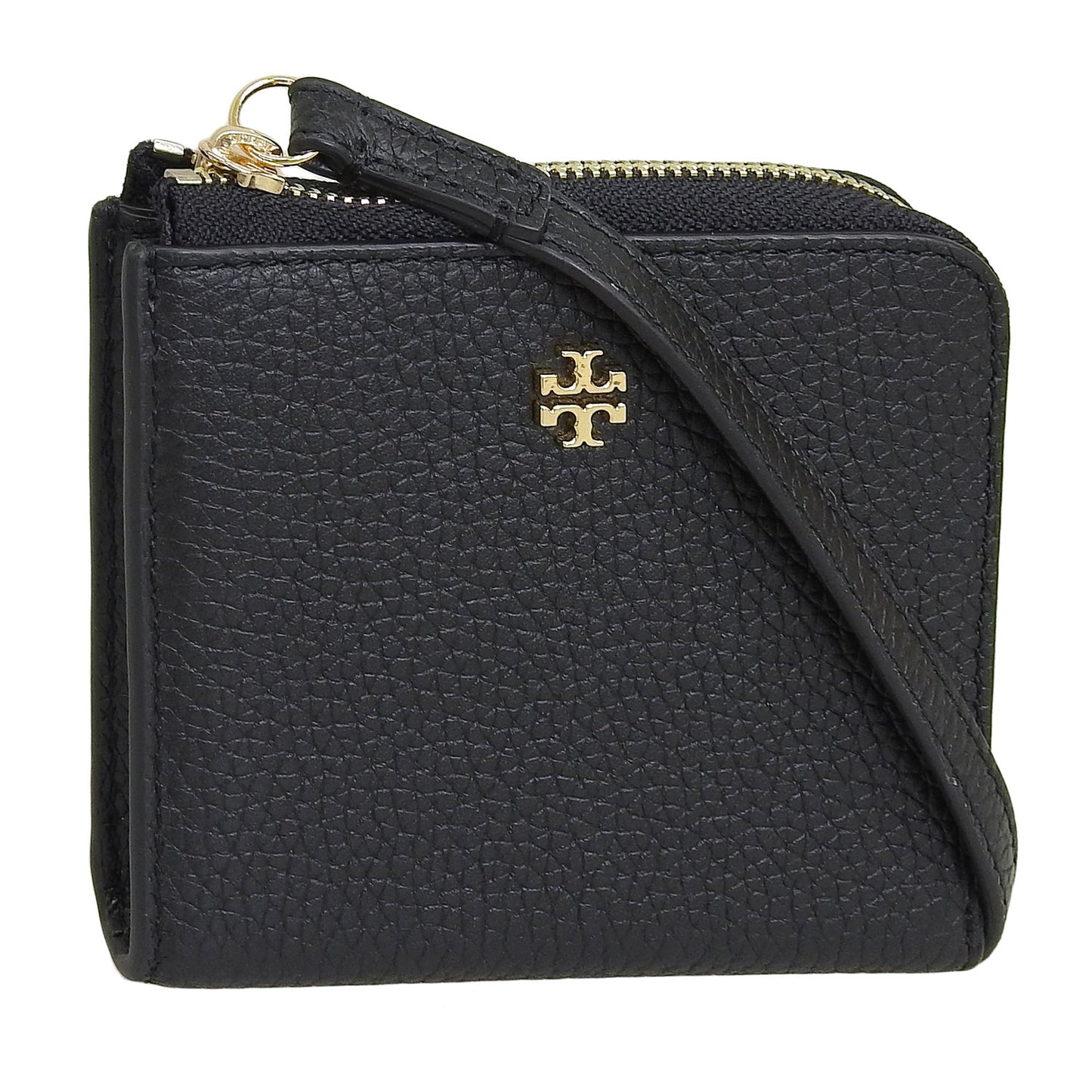 トリーバーチ 財布 レディース 二つ折り財布 アウトレット レザー ブラック BLAKE MINI WALLET 156119-001 TORY BURCH
