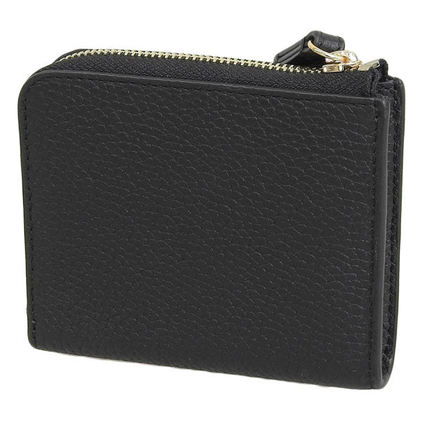 トリーバーチ 財布 レディース 二つ折り財布 アウトレット レザー ブラック BLAKE MINI WALLET 156119-001 TORY BURCH