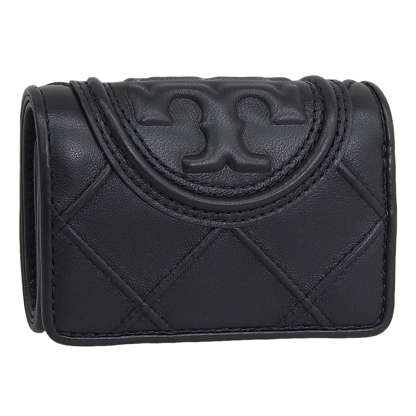 トリーバーチ 財布 レディース 三つ折り財布 ブラック FLEMING SOFT SMALL FLAP WALLET 156558-001 TORY BURCH