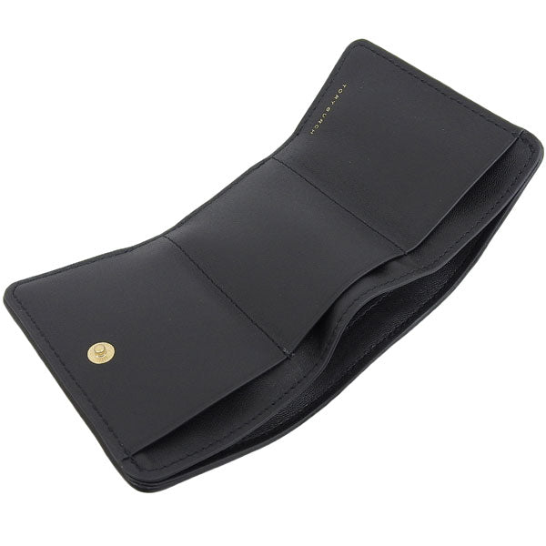 トリーバーチ 財布 レディース 三つ折り財布 ブラック FLEMING SOFT SMALL FLAP WALLET 156558-001 TORY BURCH