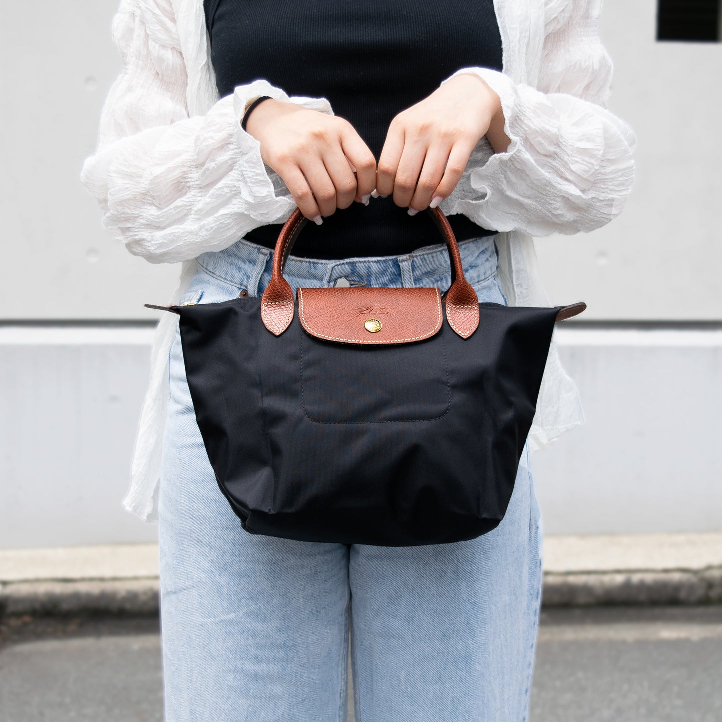 ロンシャン バッグ トート 折りたたみハンドバッグ Sサイズ LONGCHAMP ブラック 1621-089-001 レディース 女性 プレゼント ブランド 母の日 土日祝も毎日発送します