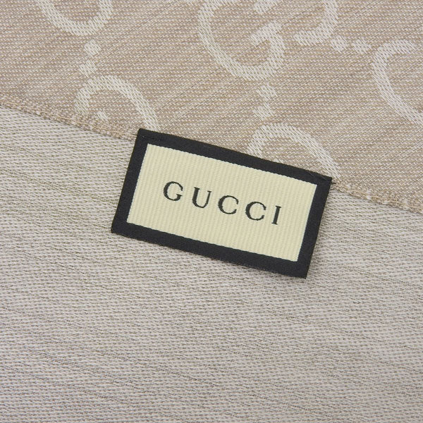 グッチ GUCCI グッチ GG柄 ストール 女性 レディース プレゼントライトベージュ ウール70%xシルク30% 1659043g6469500 アウトレット ギフトケース付き