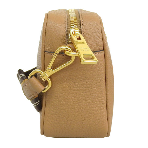 プラダ バッグ レディース ショルダーバッグ アウトレット レザー ブラウン バンドリエラ BANDOLIERA 1BH096VIPH-CARA PRADA 母の日 土日祝も毎日発送します