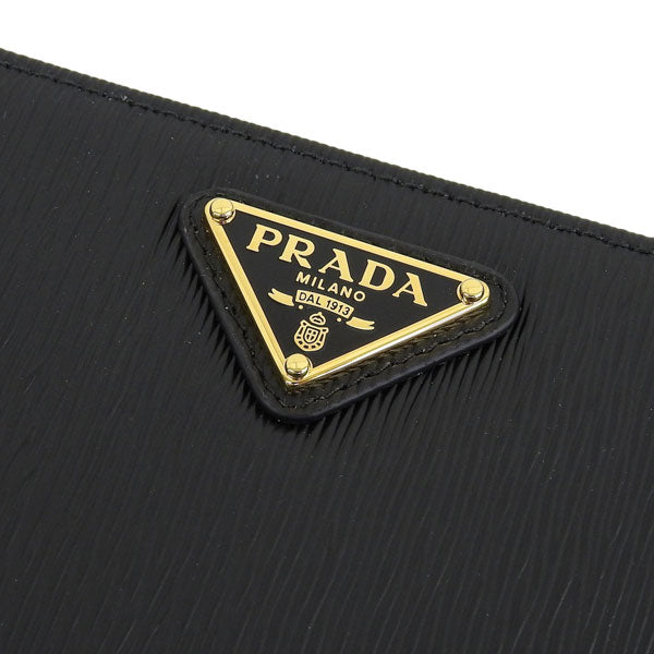 プラダ 財布 レディース 長財布 アウトレット レザー ブラック PORTAF.GRANDE LAMPO 1ML506 2DDU F0002 NERO PRADA