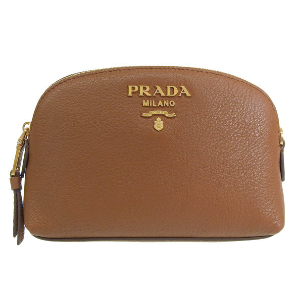 プラダ 小物 レディース ポーチ アウトレット ブラウン 1ND005 VIT. DAINO CANNELLA PRADA 母の日 土日祝も毎日発送します