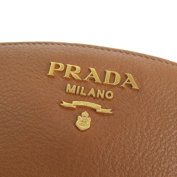プラダ 小物 レディース ポーチ アウトレット ブラウン 1ND005 VIT. DAINO CANNELLA PRADA 母の日 土日祝も毎日発送します
