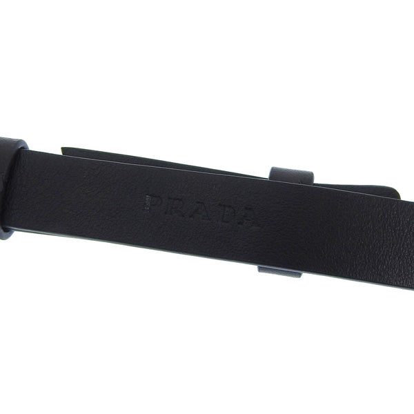 プラダ 小物 メンズ レディース キーホルダー アウトレット ブラック PORTACHIAVI PELLE 1PP116 CITY SPORT NERO1 PRADA 母の日 土日祝も毎日発送します