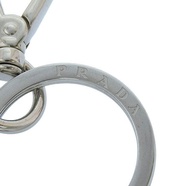 プラダ キーリング キーホルダー バッグチャーム レディース アウトレット オレンジ 2PS057 ACCIAIO+SMALT PAPAYA PRADA 母の日 土日祝も毎日発送します