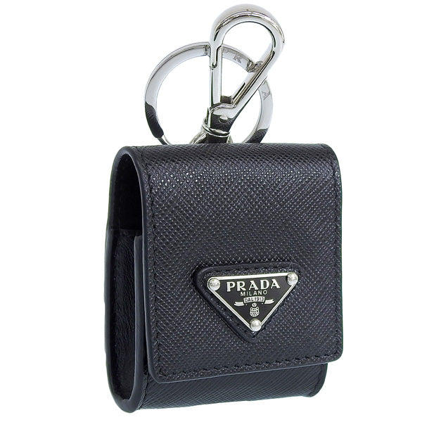 プラダ 小物 レディース エアーポッズケース アウトレット サフィアーノ レザー ブラック TRICK 2TT106 SAFFIANO TRAVEL NERO PRADA 母の日 土日祝も毎日発送します
