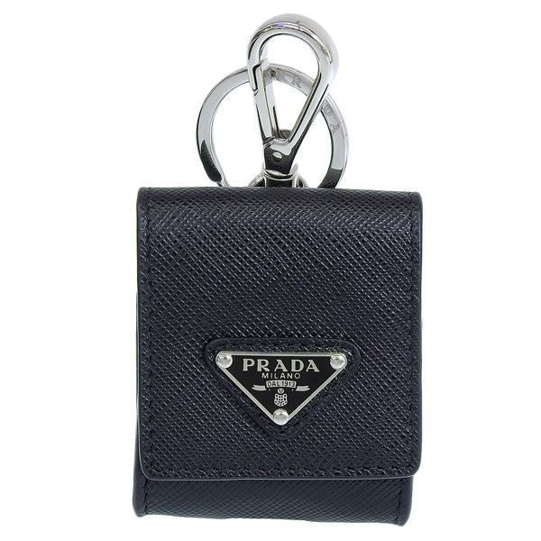 プラダ 小物 レディース エアーポッズケース アウトレット サフィアーノ レザー ブラック TRICK 2TT106 SAFFIANO TRAVEL NERO PRADA 母の日 土日祝も毎日発送します