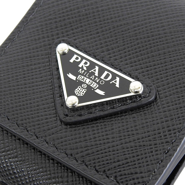 プラダ 小物 レディース エアーポッズケース アウトレット サフィアーノ レザー ブラック TRICK 2TT106 SAFFIANO TRAVEL NERO PRADA 母の日 土日祝も毎日発送します