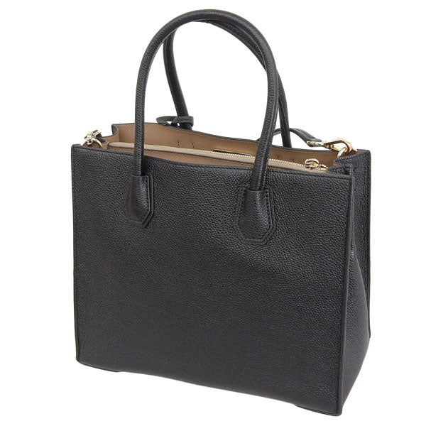 マイケルコース ショルダーバッグ M. MICHAEL KORS レディース トートバッグ 2way 斜めがけ ブラック レザー 30f6gm9t3l-001