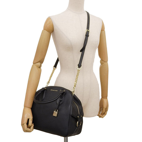 マイケルコース バッグ レディース トートバッグ レザー ブラック BRIAR LG BOWLING BAG 30F7GB0S7L-001 MICHAEL KORS