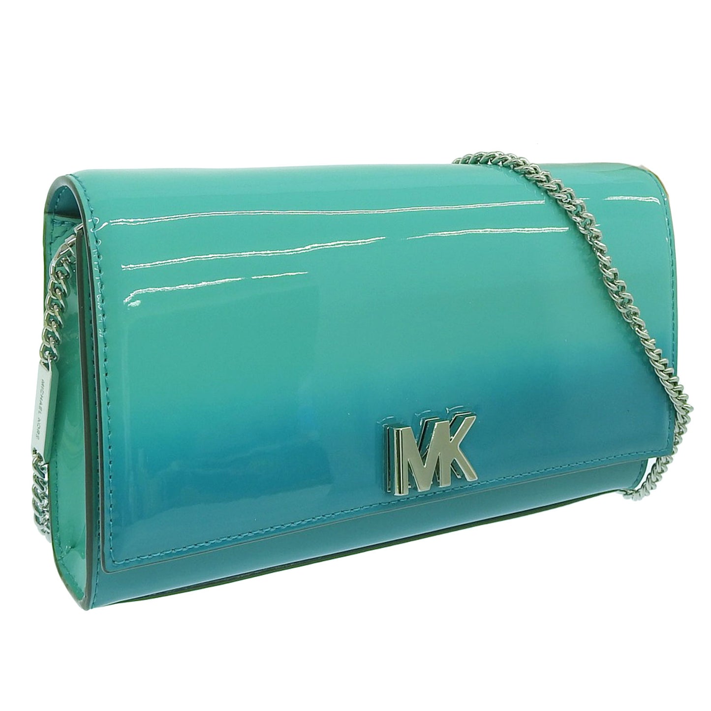 マイケルコース バッグ レディース ショルダーバッグ レザー ブルー MOTT LG EW CLUTCH 30S8SOXC7A-439 MICHAEL KORS