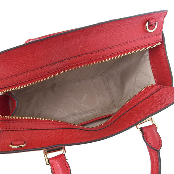 マイケルコース バッグ レディース ショルダーバッグ 2WAY ハンドバッグ レザー レッド SYLVIA MD TZ SATCHEL 30S9GYLS2L-683 MICHAEL KORS
