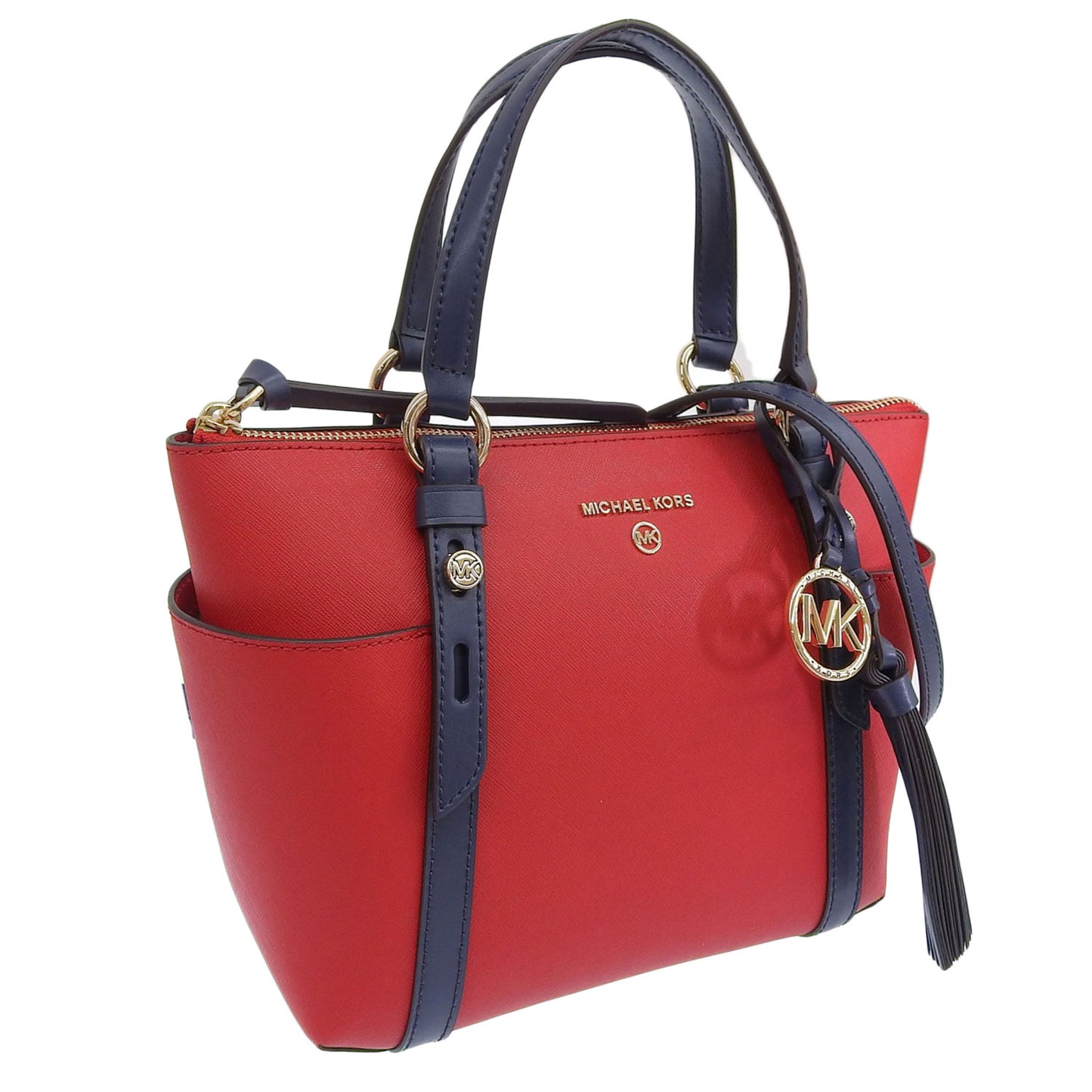マイケルコース バッグ レディース ショルダーバッグ 2WAY ハンドバッグ レザー レッド SULLIVAN SM CONV TZ TOTE 30T0GNXT1T-407 MICHAEL KORS