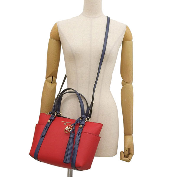 マイケルコース バッグ レディース ショルダーバッグ 2WAY ハンドバッグ レザー レッド SULLIVAN SM CONV TZ TOTE 30T0GNXT1T-407 MICHAEL KORS