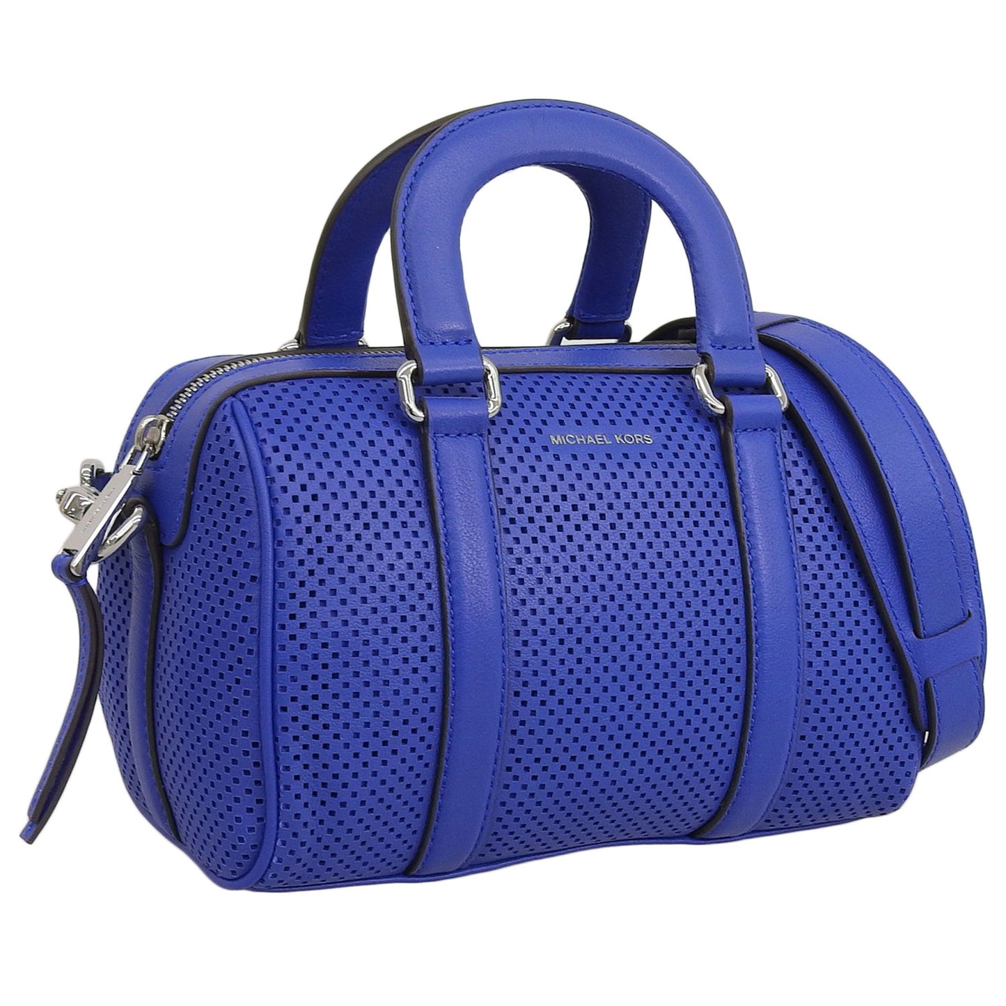 マイケルコース バッグ レディース 2WAY ショルダーバッグ ハンドバッグ レザー ブルー LIBBY SM SATCHEL 30T6SL4S1L-446 MICHAEL KORS