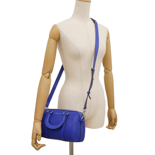 マイケルコース バッグ レディース 2WAY ショルダーバッグ ハンドバッグ レザー ブルー LIBBY SM SATCHEL 30T6SL4S1L-446 MICHAEL KORS