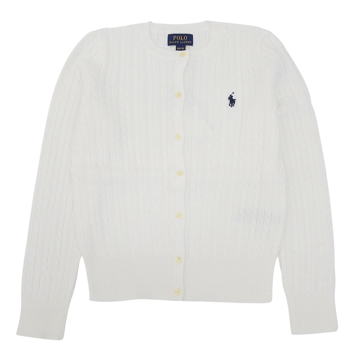 ラルフローレン 衣類 レディース カーディガン L コットン ホワイト CORE REPLEN 313543047064LWTNV RALPH LAUREN