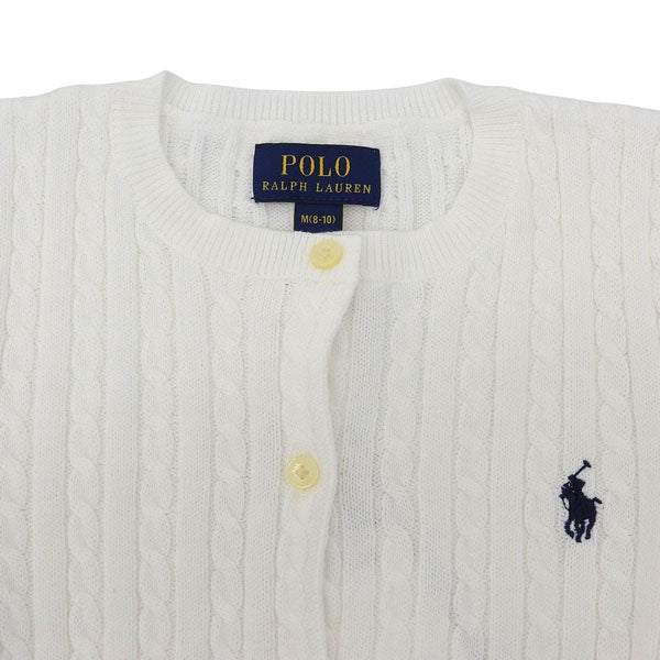 ラルフローレン 衣類 レディース カーディガン XL コットン ホワイト CORE REPLEN 313543047064XLWTNV RALPH LAUREN