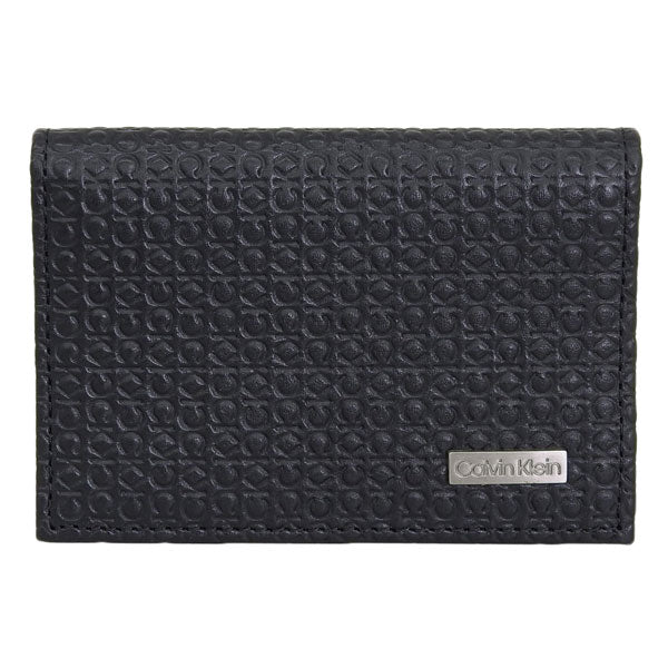 カルバンクライン 名刺入れ メンズ カードケース ビジネス レザー ブラック 31CK200001 CALVIN KLEIN
