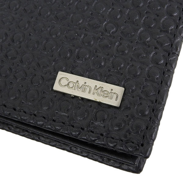 カルバンクライン 名刺入れ メンズ カードケース ビジネス レザー ブラック 31CK200001 CALVIN KLEIN