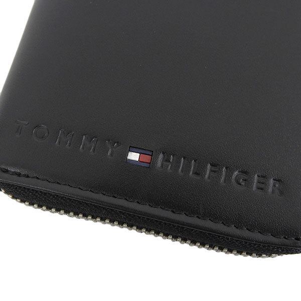 トミーヒルフィガー TOMMY HILFIGER メンズ 男性 プレゼント ラウンドファスナー長財布 ブラック レザー 31tl13x015-001 ブランド 父の日