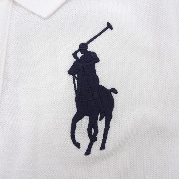 ラルフローレン 衣類 メンズ レディース 半袖 ポロシャツ M コットン ホワイト CORE REPLEN 323670257006MWT RALPH LAUREN