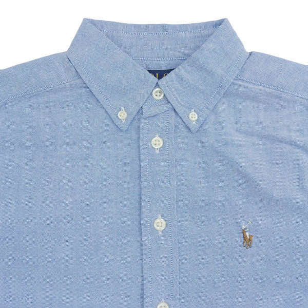 ラルフローレン 衣類 メンズ レディース 長袖 シャツ L コットン ブルー CORE REPLEN 323677133002LBL RALPH LAUREN