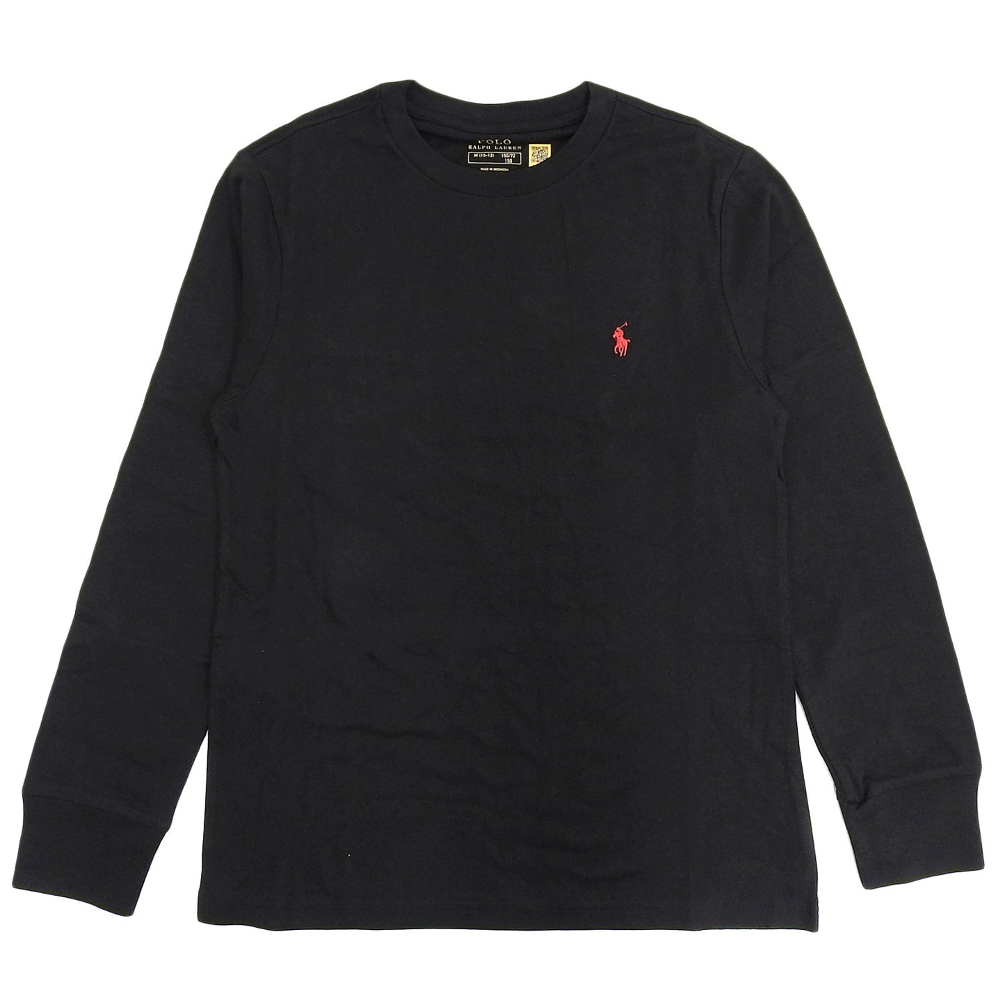 ラルフローレン 衣類 メンズ レディース ロンT 長袖 Tシャツ M コットン ブラック CORE REPLEN 323843804001MBK RALPH LAUREN
