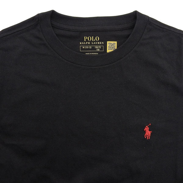 ラルフローレン 衣類 メンズ レディース ロンT 長袖 Tシャツ M コットン ブラック CORE REPLEN 323843804001MBK RALPH LAUREN