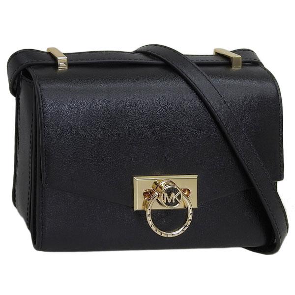 マイケルコース バッグ レディース ショルダーバッグ レザー ブラック HENDRIX 32F0G1HC0L 001 MICHAEL KORS