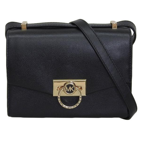 マイケルコース バッグ レディース ショルダーバッグ レザー ブラック HENDRIX 32F0G1HC0L 001 MICHAEL KORS